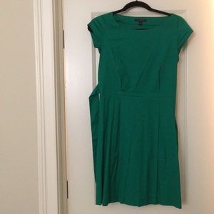 Classic a-line green dress